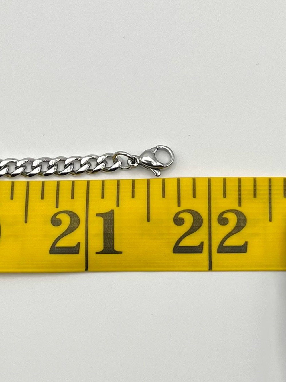 4mm Silver Miami Cuban Link Chain 22” Stainless Steel Necklace - Picture 4 of 5